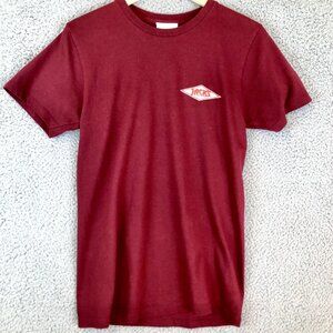 vintage jack’s surfboards burgandy short sleeve‎ size small - Made in U.S.A
